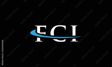 FCI letter design for logo and icon.FCI monogram logo.vector ...