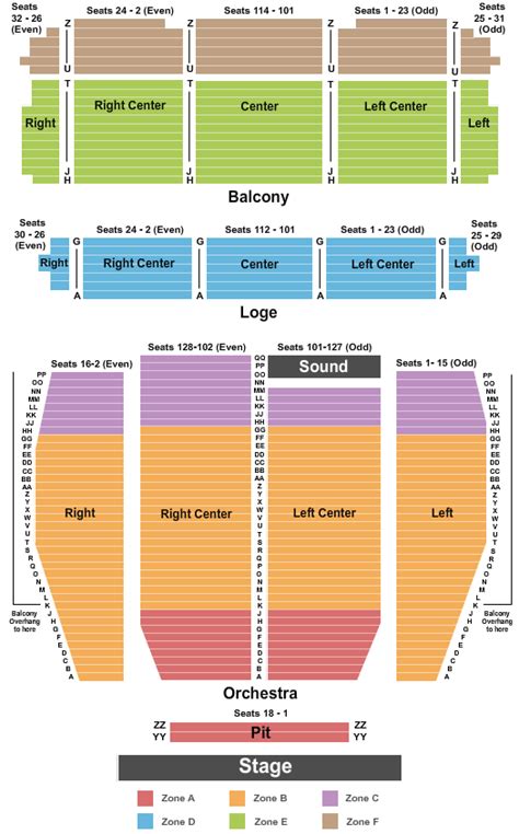 Landmark Theatre NY Seating Chart & Maps - Syracuse