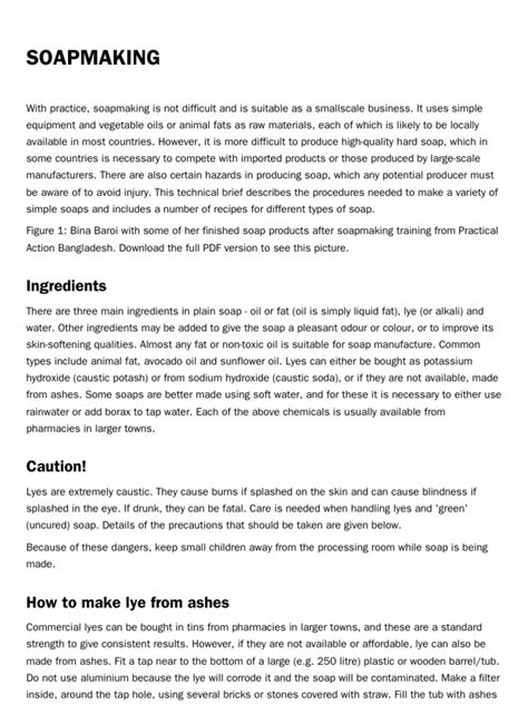 Soap Making | PDF | Sodium Hydroxide | Soap