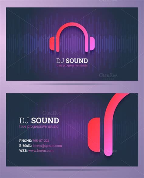 18+ DJ Business Cards – Free PSD, EPS, AI, InDesign, Word, PDF Format Download! | Free & Premium ...