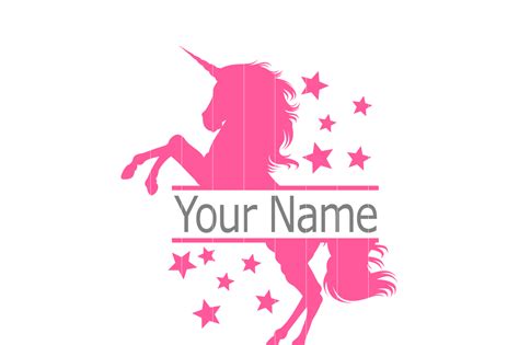 Unicorn Monogram Svg, Unicorn Svg, Unicorn Clip Art – Crella