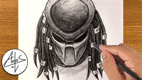 How To Draw The Predator | Sketch Tutorial - YouTube