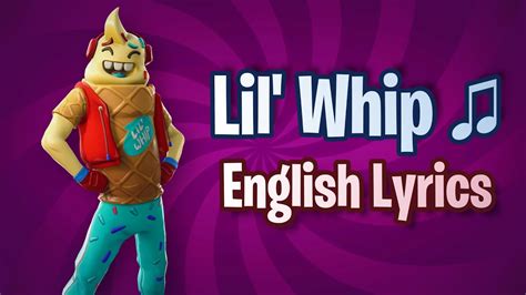 LIL' WHIP (Lyrics) English - Fortnite Lobby Track - YouTube