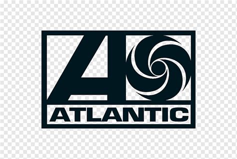 Logo Atlantic Records Label, Atlanticnet, text, label, logo png | PNGWing