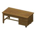 Sturdy office desk - Wood grain | Animal Crossing (ACNH) | Nookea