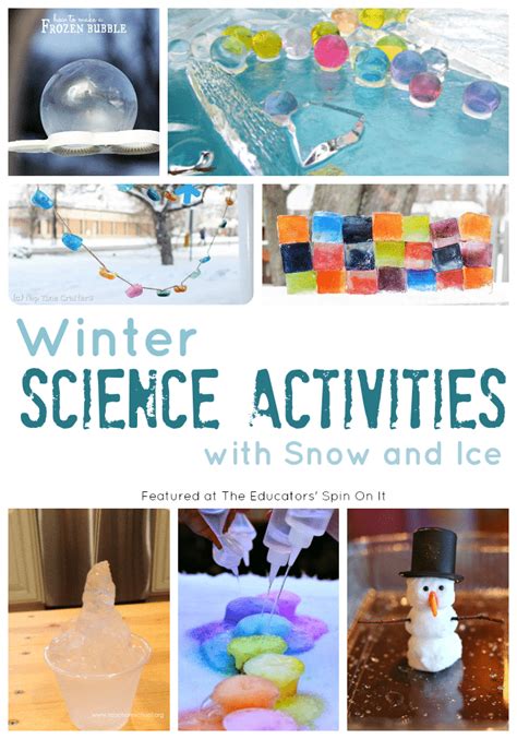 Easy Winter Science Activities With Ice and Snow for Kids - KidLit TV