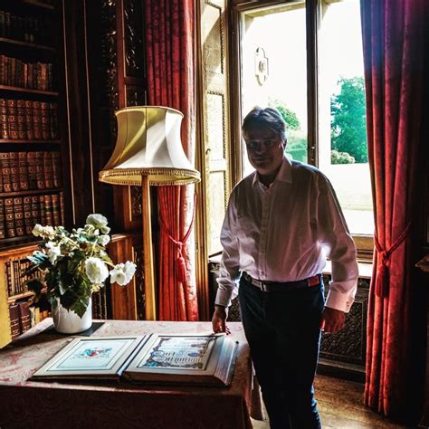 Highclere Castle on Instagram: “Lord Carnarvon in the Library. #highclerecastle # ...