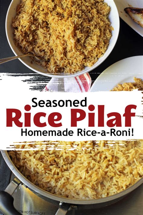 Seasoned Rice Pilaf (Rice-a-Roni Without the Box!)