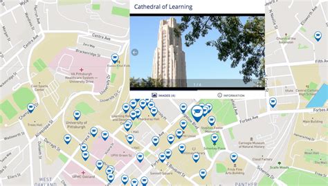 Pittsburgh University Campus Map