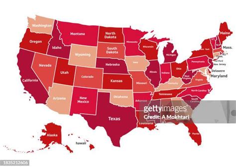 United States Map With Names Photos and Premium High Res Pictures - Getty Images