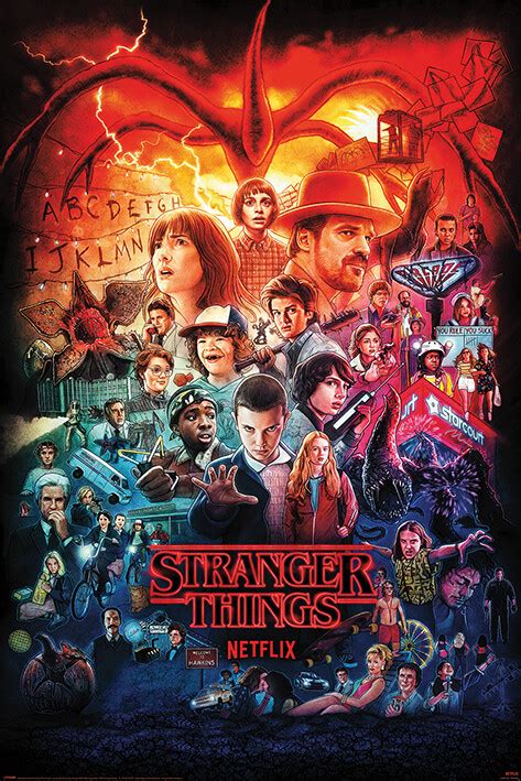 Stranger Things Posters Posters Collector Set (Season 1, 2, And 3) Size Each Poster 24x36 ...