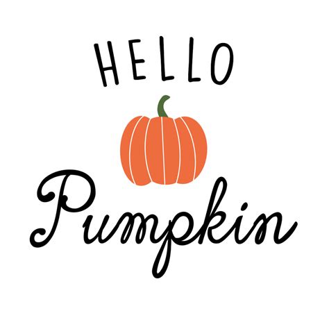 Hello Pumpkin SVG - Kayla Makes