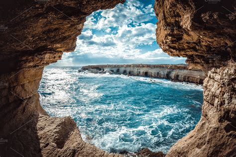 Ayia Napa Sea Caves | High-Quality Nature Stock Photos ~ Creative Market