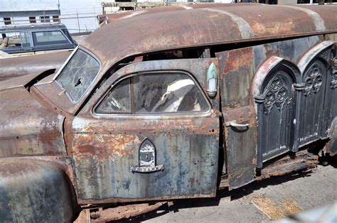 Just A Car Guy: I stumbled across an old 1940's hearse today in Long Beach