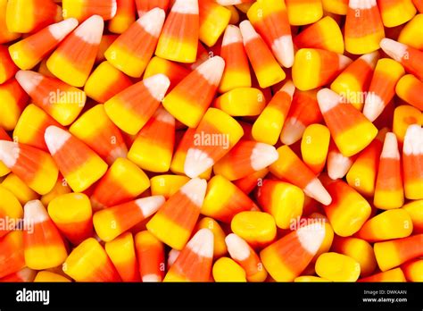 Halloween Candy Corn Stock Photo - Alamy