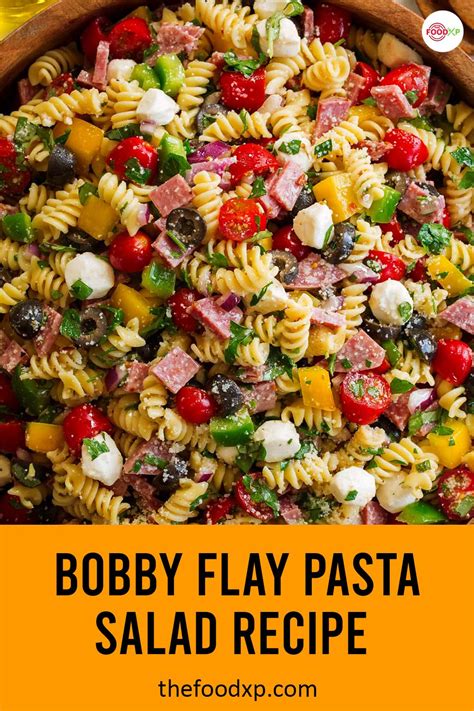 Bobby Flay Pasta Salad Recipe - TheFoodXP | Recipe | Pasta salad ...