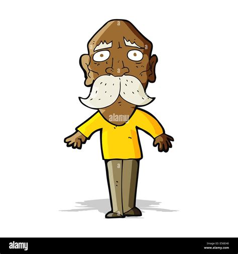 cartoon sad old man Stock Vector Image & Art - Alamy