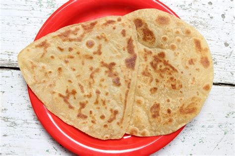 The Most Favorite Indian Flatbread - Plain Paratha Recipe