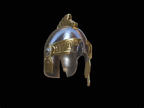 3D Printed 3. very broken Helmet rome Antiquity by artman | Pinshape