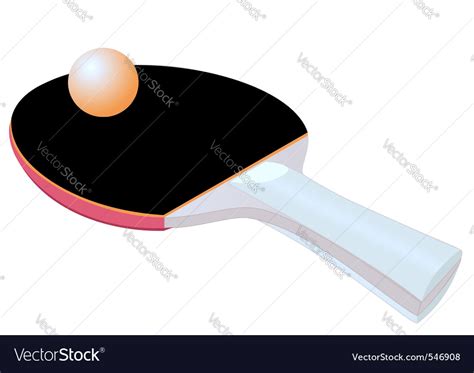 Table tennis bat Royalty Free Vector Image - VectorStock