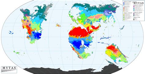 Köppen climate classification map I made for a Discord RP I'm a part of ...