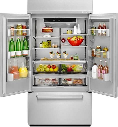 KitchenAid® 24.2 Cu. Ft. Stainless Steel Built In French Door ...