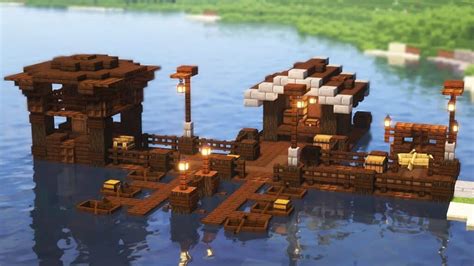 10+ Wonderful Minecraft Dock House Ideas - TBM | TheBestMods