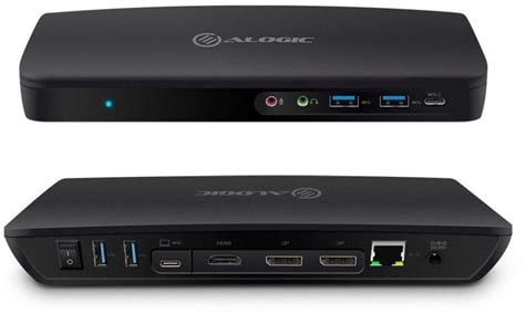 Alogic Triple Display Universal Hybrid Docking Station – USB-C & USB 3.0 with 4K and Power Delivery