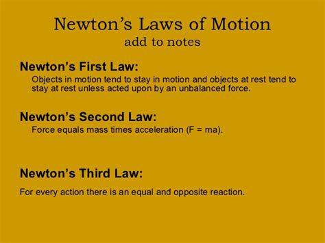 newton's law of motion – Liberal Dictionary