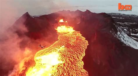 Drone Footage Of Icelandic Lava River – Ice Age Floods Institute