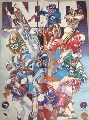 Vintage NFL Football Poster - NFC | Nfl football posters, Nfl football ...