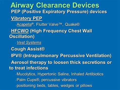 advanced airway clearance | Children's Lung, Asthma and Sleep Specialists