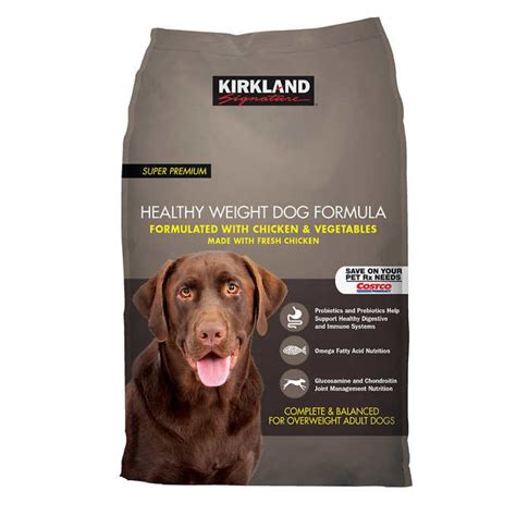 Kirkland Signature Healthy Weight Formula Chicken & Vegetable Dog Food ...