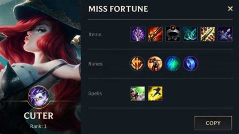 Best Build Items and Runes for Miss Fortune in LOL Wild Rift 2020 ...