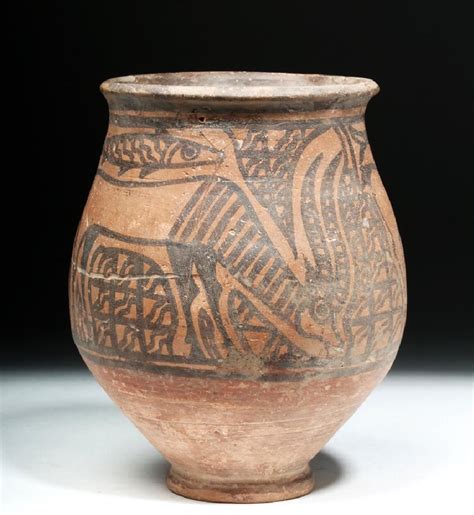 Indus Valley Pottery Jar - Antelope & Fish | Indus Valley Civilization (Harappan Civilization ...