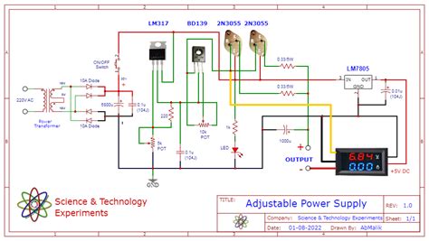 Adjustable Power Supply DIY Battery Charger - TRONICSpro