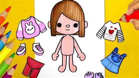 How To Draw Toca Life World Characters Toca Boca Girl Como | The Best Porn Website