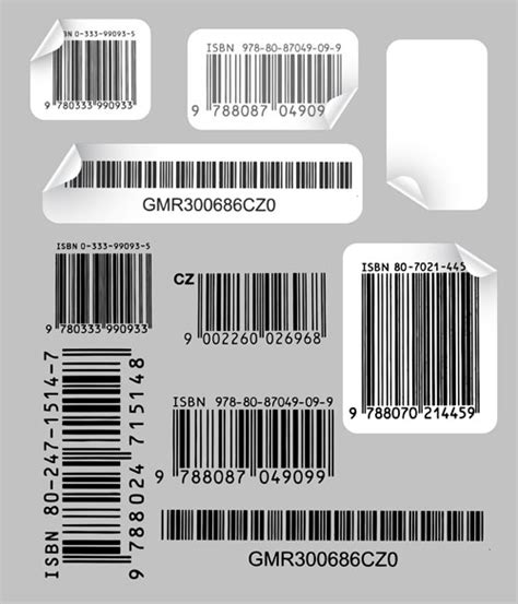 Various types of barcodes vector set 01 free download