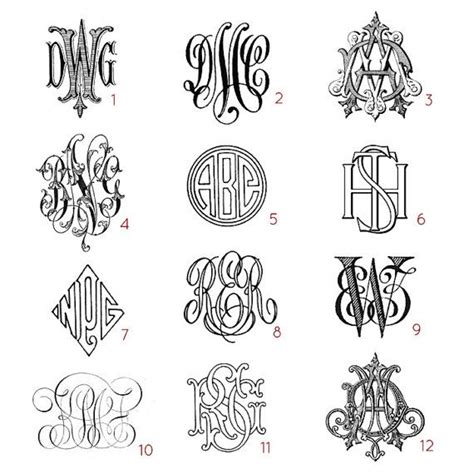 Free Three Letter Monogram Fonts | semashow.com