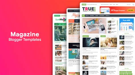 10 Premium Looking Magazine Blogger Templates of 2020 [Free Download]