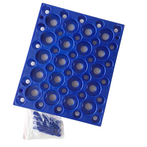 Buy 50 Well Centrifuge Tube Rack for 10ml/15ml/50ml Laboratory Plastic Tube Rack Holder(Pack of ...