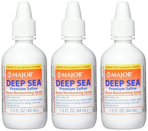 Major Pharmaceuticals Deep Sea Generic for Ocean Nasal Moisturizing ...