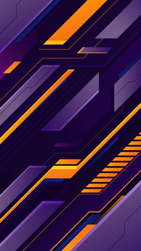 Premium Vector | Futuristic gaming background with purple and yellow gradient | Phone wallpaper ...