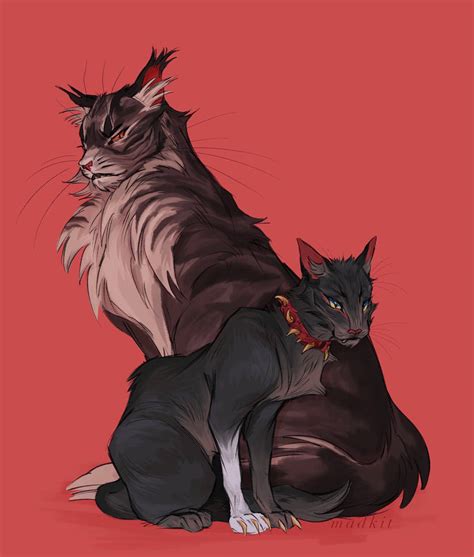 Tigerstar and Scourge by cursecrow on DeviantArt