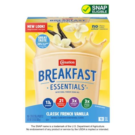 Carnation Breakfast Essentials Nutritional Powder Drink Mix Classic ...