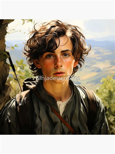 "Painting of amazing Timothee Chalamet" Stickerundefined by ...