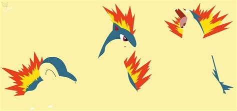 Cyndaquil evolution by S--Art on DeviantArt