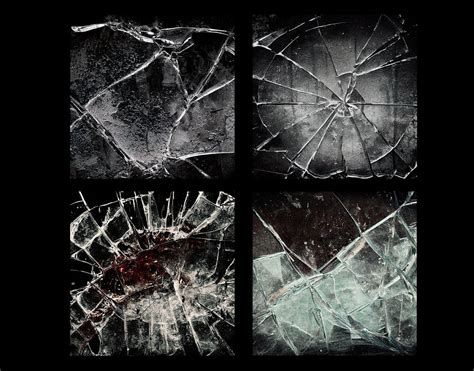 +100 BROKEN GLASS Texture Pack – Pixel Surplus