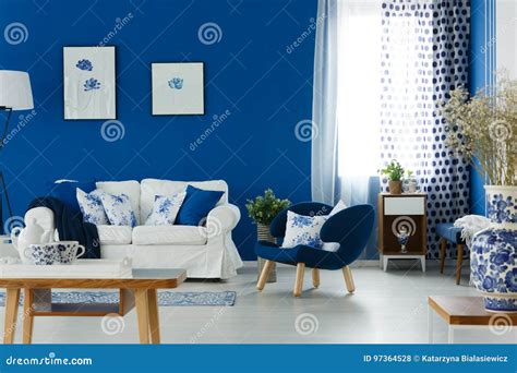 Wooden coffee table stock photo. Image of flat, english - 97364528