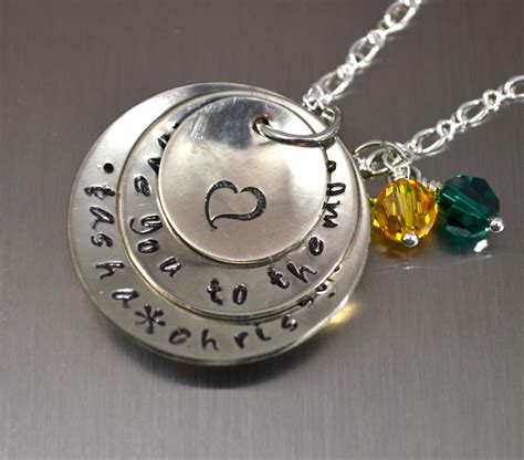 Personalized Mother Necklace Charm Necklace Mother's